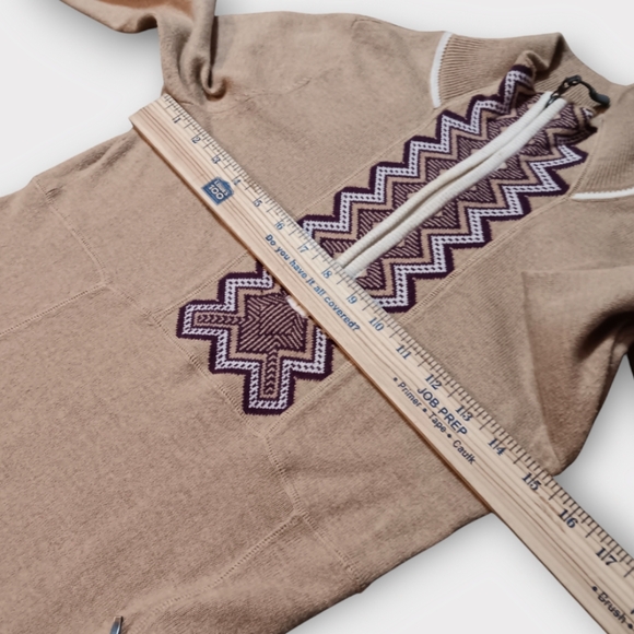 🤎ATHLETA WOMEN'S SIZE XS TAN CASHMERE COTTON NYLON BLEND  DRESS. - Picture 5 of 10